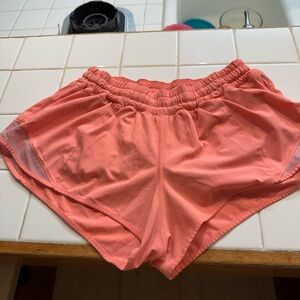 Lululemon Athletica Peach Athletic Shorts